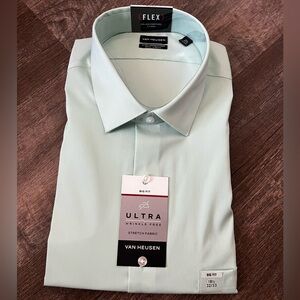 Van Heusen Big and Tall Ultra Flex Wrinkle Free Shirt-18 1/2 32-33